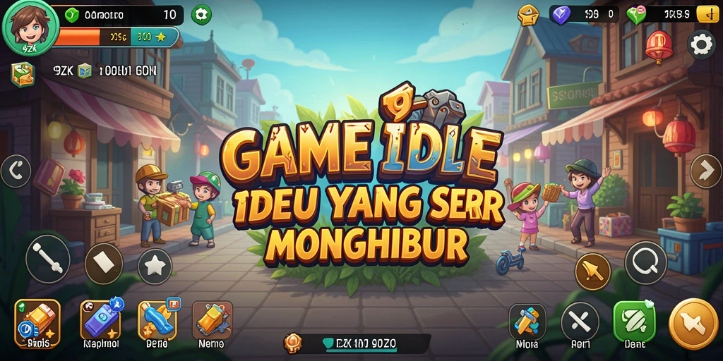 Gameplay <strong>9ZK</strong> yang menarik dan interaktif saat mengelola sumber daya.