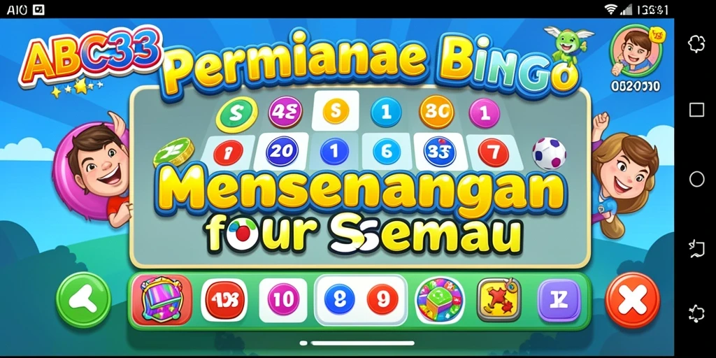 Tampilan grafis menarik dalam gameplay Bingo di ABC33.