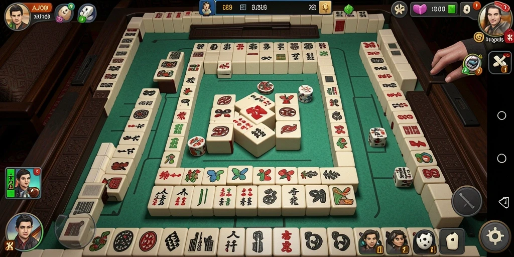 Tampilan gameplay AJO89 yang menarik dan menantang dalam permainan Mahjong.