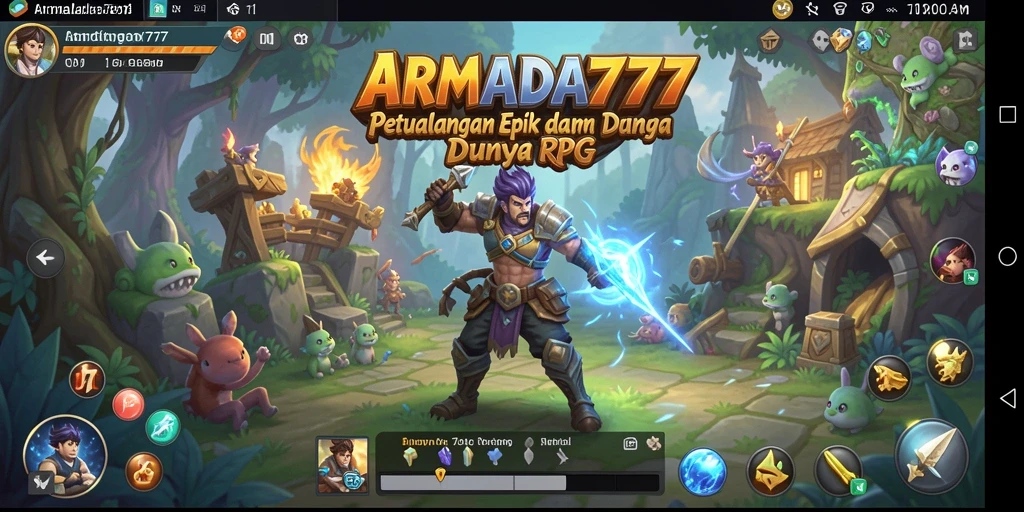 Tampilan gameplay epik di ARMADA777 dengan petualangan seru.