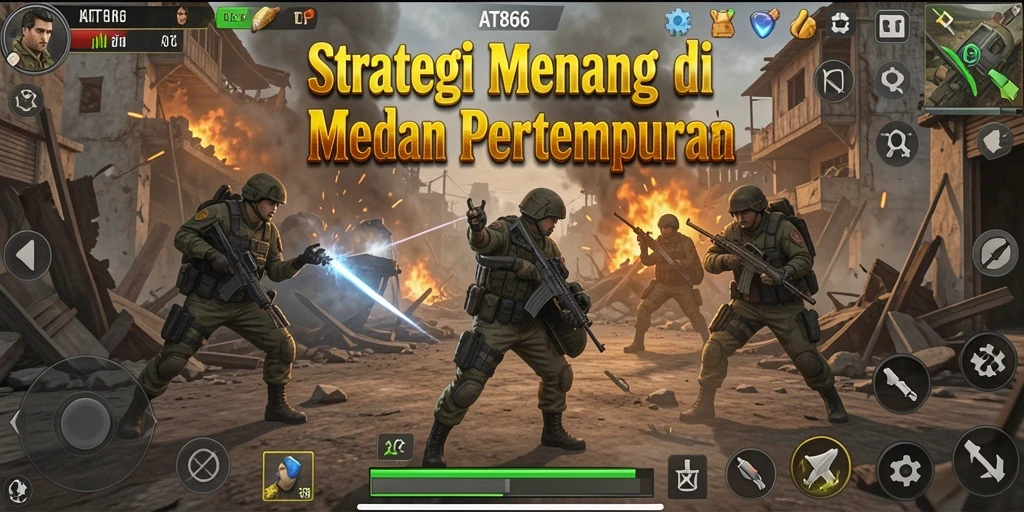 Tampilan menakjubkan dari pertempuran strategi di AT866.