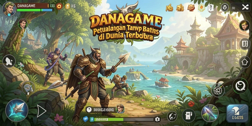 Gameplay mendebarkan di dunia terbuka dan bebas di DANAGAME.