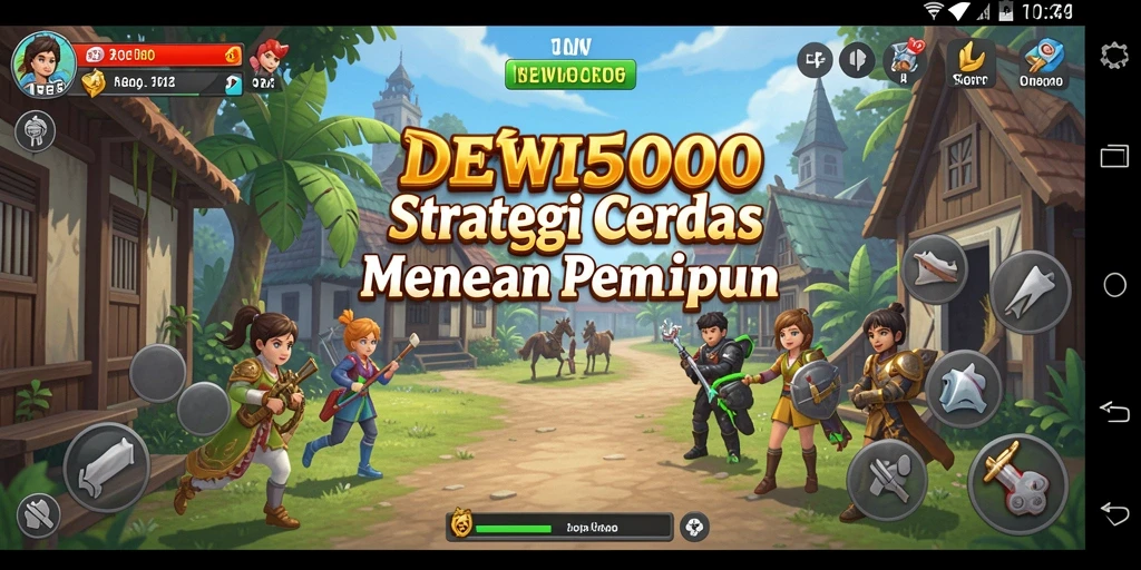 Tampilan gameplay DEWI5000 yang seru dan penuh strategi.
