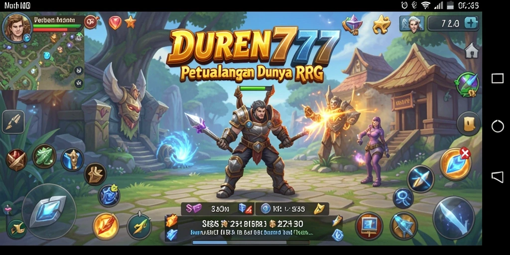 Tampilan gameplay DUREN777 yang mendebarkan di dunia RPG.