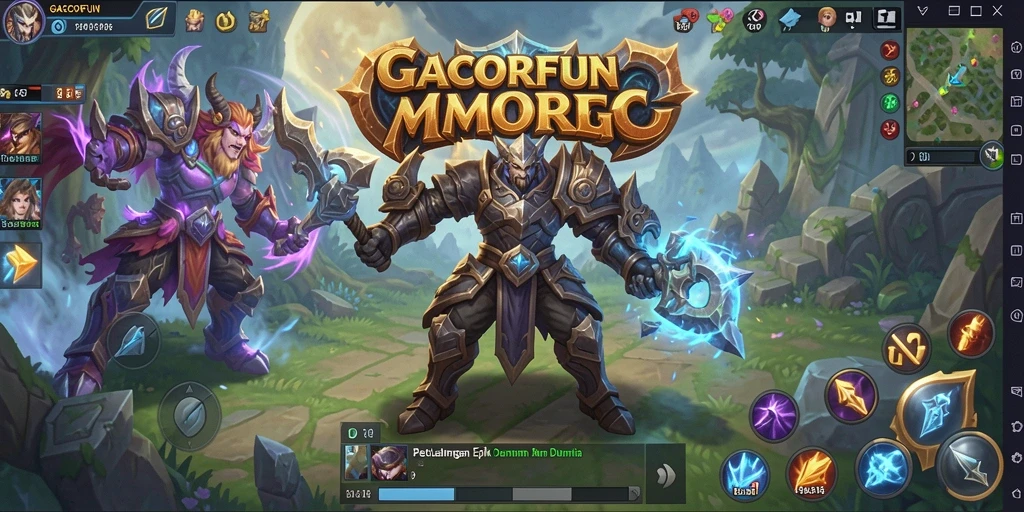 Tampilan gameplay <strong>GACORFUN</strong> yang penuh aksi dan petualangan.
