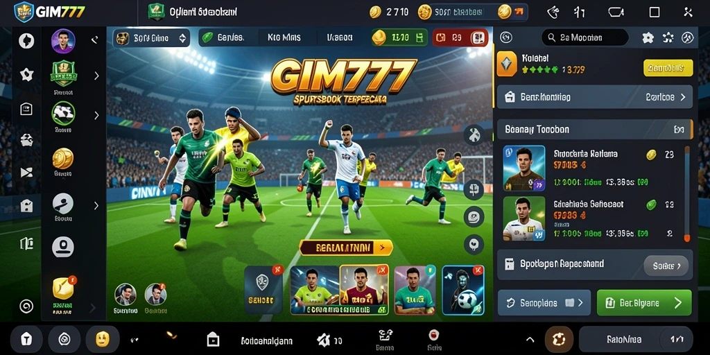 Tampilan menarik dari gameplay Sportsbook GIM777.