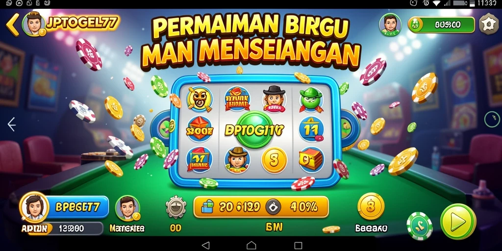 Tampilan gameplay JPTOGEL77 yang seru dan menarik.