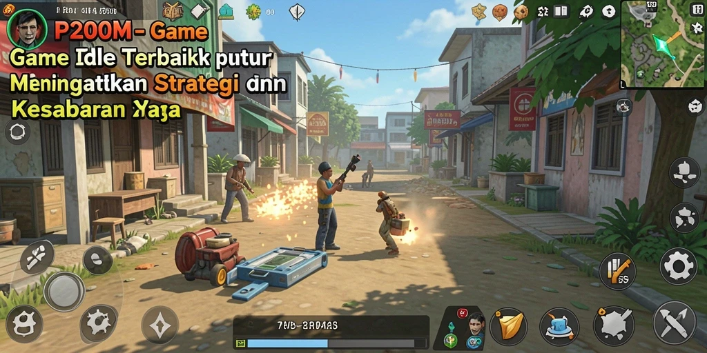 Screenshot P200M menampilkan gameplay Idle yang seru dan menarik.