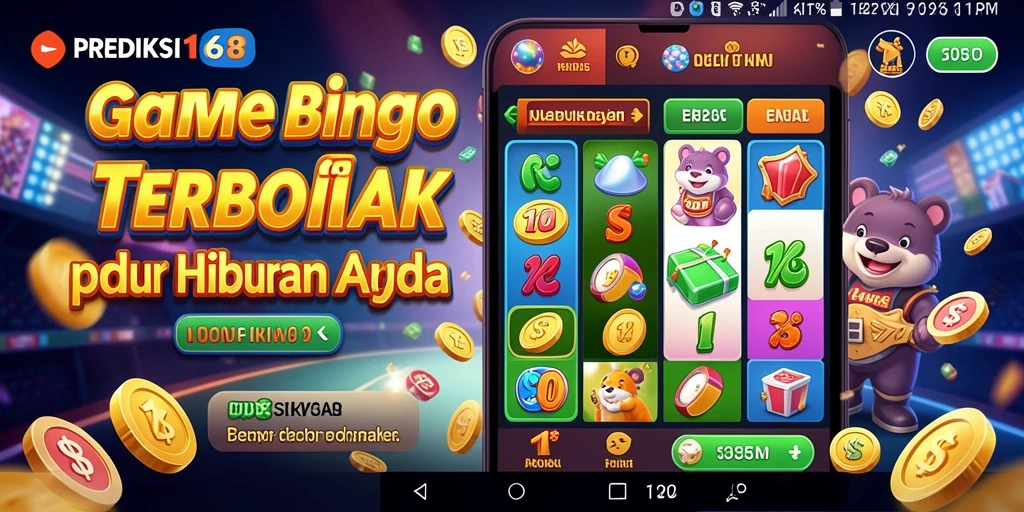 Screenshot PREDIKSI168 menampilkan gameplay Bingo yang mengasyikkan.