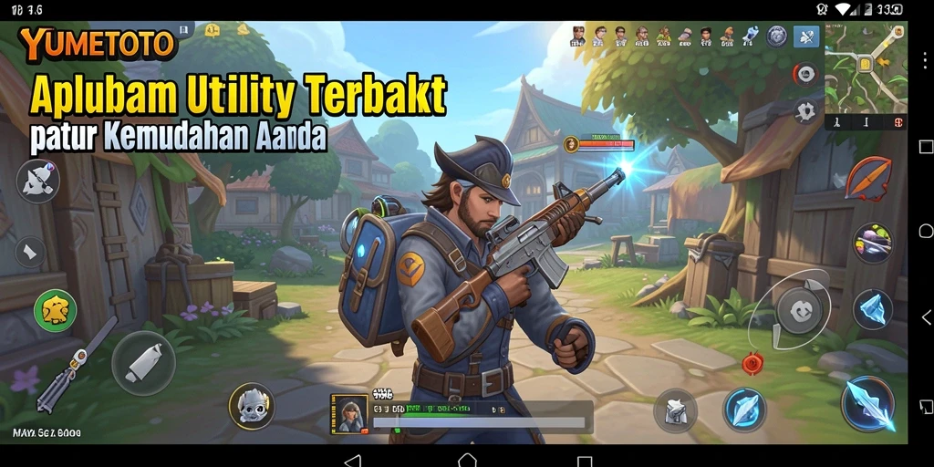 Tampilan antarmuka YUMETOTO yang modern dan mudah digunakan.